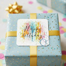 Search for striped stickers Birthday
