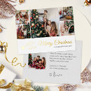 Search for multiple photo christmas cards Gold