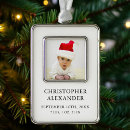 Search for silver baby first christmas tree decorations Keepsake