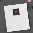 Search for hot pink black stickers Typography
