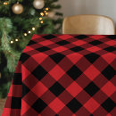 Search for red and black plaid tablecloths Winter