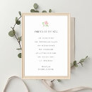 Search for order of events wedding posters Itinerary