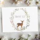 Search for deer thank you cards Watercolor greenery