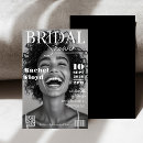 Search for magazine cover bridal shower invitations For her