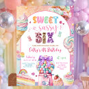 Search for candy colours invitations For kids