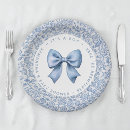 Search for chinoiserie plates Blue bow