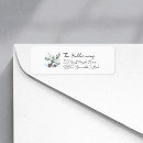 Search for pine cone return address labels Watercolor
