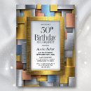 Search for silver 50th birthday invitations Gold
