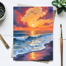 Search for fiery postcards Ocean