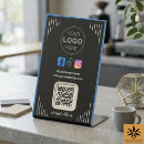 Search for social media signs Qr code