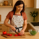 Search for vintage botanical aprons Cottagecore
