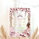 Search for bling quinceanera invitations Floral