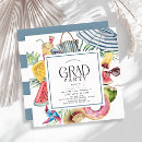 Search for summer graduation invitations Tropical