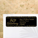 Search for 50th wedding anniversary return address labels 50 years