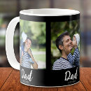 Search for dad est mugs Typography