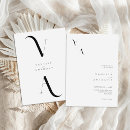 Search for elegant black wedding invitations Minimalist