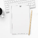 Search for black and white stationery paper Modern