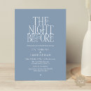 Search for dusty blue rehearsal dinner invitations The night before