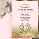Search for 97th birthday invitations For her