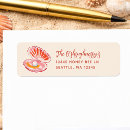 Search for pearl return address labels Baby shower