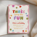 Search for three birthday invitations Daisy
