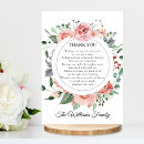 Search for funeral poem thank you cards Floral