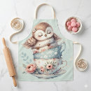 Search for vintage teacup aprons For her
