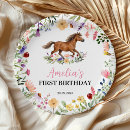 Search for horse plates Girls birthday