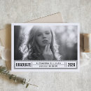 Search for black and white stripe graduation invitations Modern