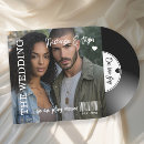 Search for vinyl records wedding stationery Couple