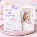 Search for enchanted unicorn invitations For her