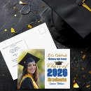 Search for blue and gold graduation invitations Graduate photo