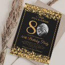 Search for elegant photo invitations Gold