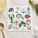 Search for seaside napkins Beach bridal shower