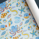 Search for baby birthday wrapping paper Ocean