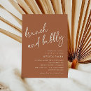 Search for autumn bridal brunch invitations Simple