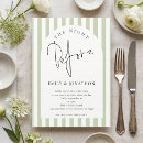 Search for stripes rehearsal dinner invitations Elegant
