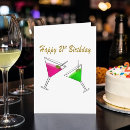 Search for martini glass cards Pink