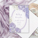 Search for purple and white invitations Watercolor