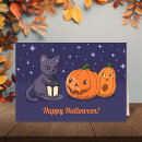 Search for purple halloween cards Cat