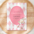 Search for some bunny is turning one invitations Watercolor