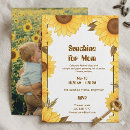 Search for sunflower photo invitations Yellow flowers