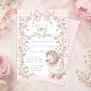 Search for goose birthday invitations Watercolor leafy greenery vines