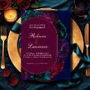 Search for jewel tone wedding invitations Moody