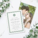 Search for monogram photo invitations Classy