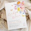 Search for enchanted garden baby shower invitations Wildflower