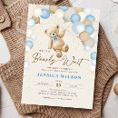 Search for star baby boy shower invitations We can bearly wait