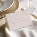 Search for bride and groom place cards Minimalist