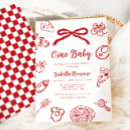 Search for pizza baby shower invitations Ciao bambino