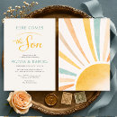Search for you are my sunshine invitations Here comes the son